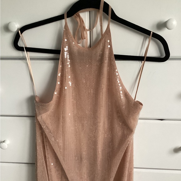 Zara Halter Sequin Dress - Picture 2 of 5